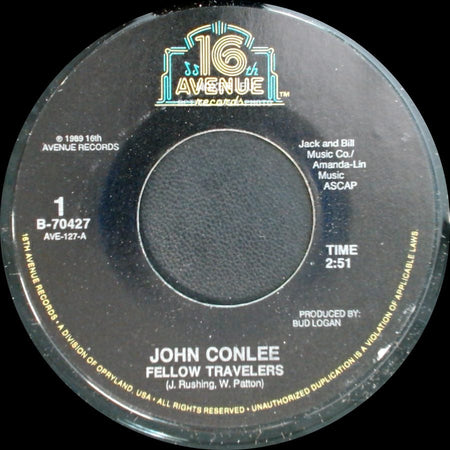 John Conlee - Fellow Travelers / Knowin' You Were Leavin' side A