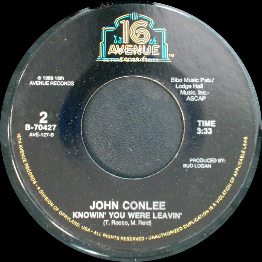 John Conlee - Fellow Travelers / Knowin' You Were Leavin' side B