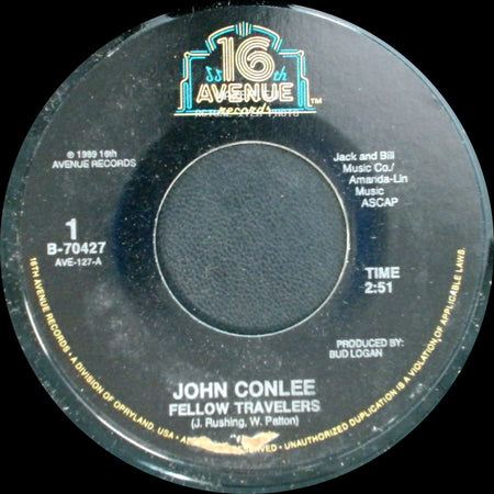 John Conlee - Fellow Travelers / Knowin' You Were Leavin' side A