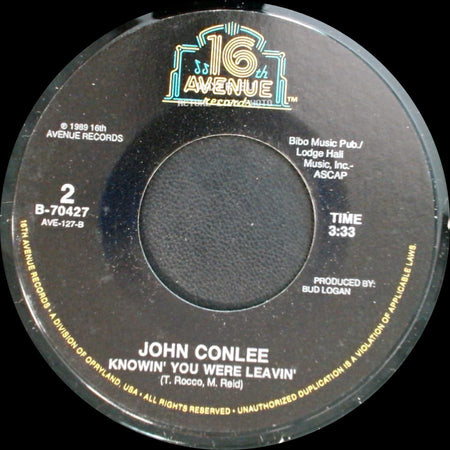 John Conlee - Fellow Travelers / Knowin' You Were Leavin' side B