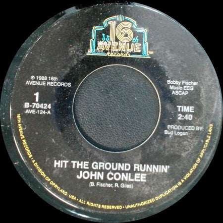 John Conlee - Hit The Ground Runnin' / Hopelessly Yours side A
