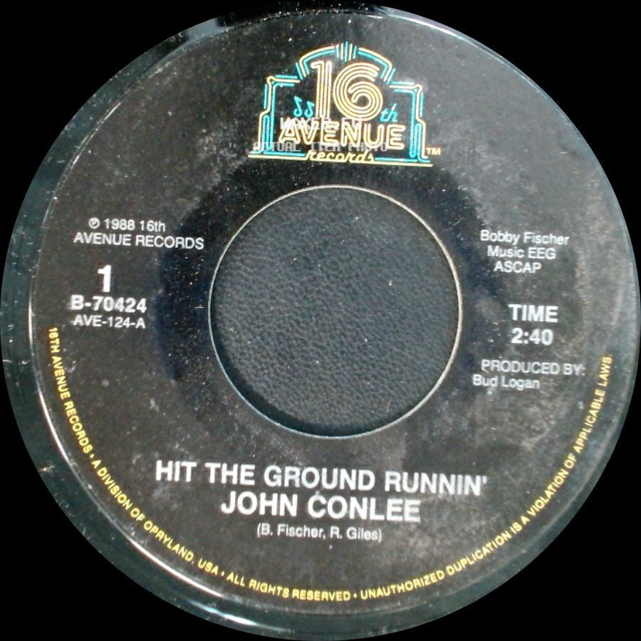 John Conlee - Hit The Ground Runnin' / Hopelessly Yours side A