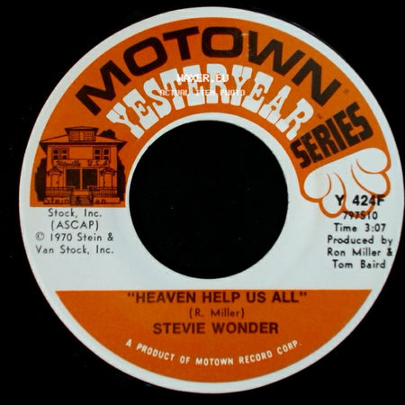 Stevie Wonder - Signed, Sealed, Delivered / Heaven Help Us All side B