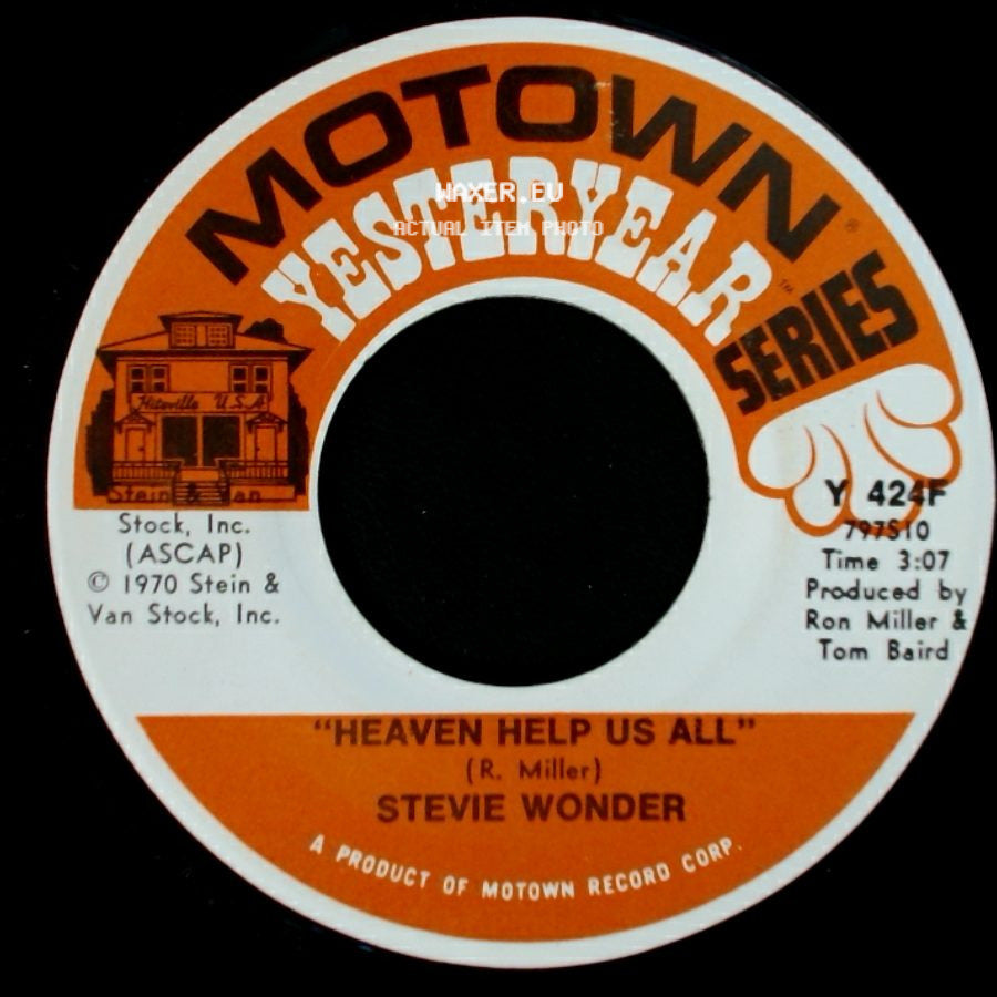 Stevie Wonder - Signed, Sealed, Delivered / Heaven Help Us All side B
