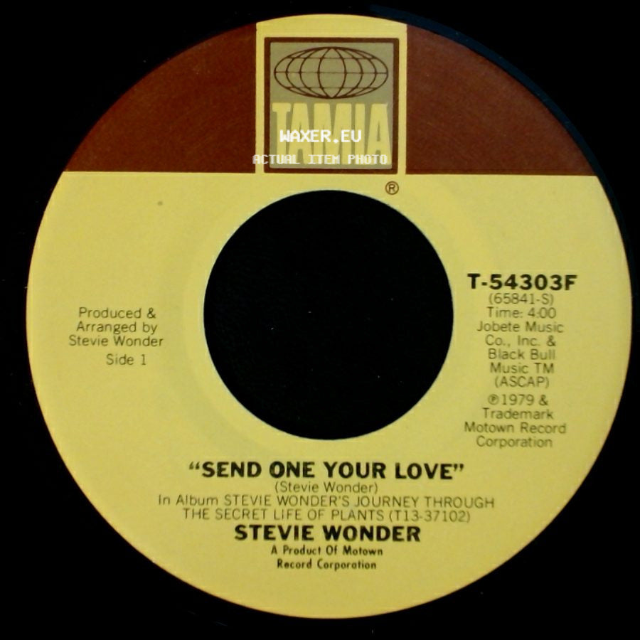 Stevie Wonder - Send One Your Love / Send One Your Love (Instrumental) side A