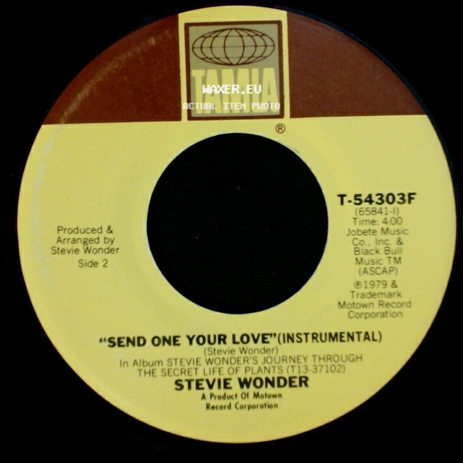 Stevie Wonder - Send One Your Love / Send One Your Love (Instrumental) side B