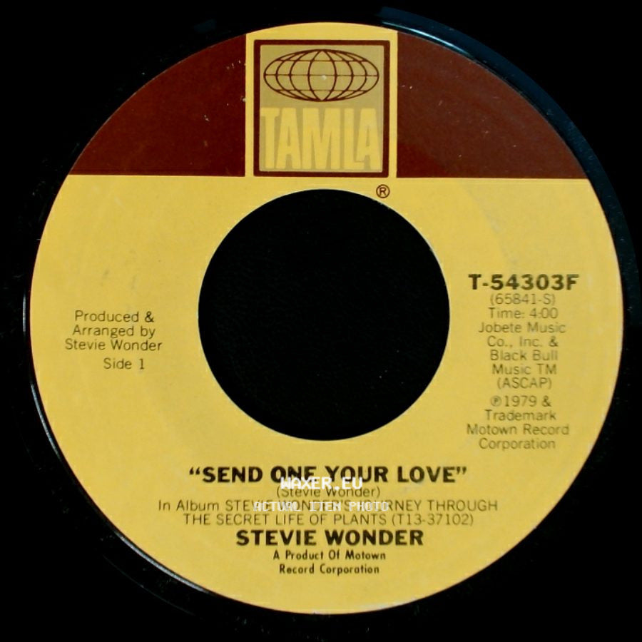 Stevie Wonder - Send One Your Love / Send One Your Love (Instrumental) side A