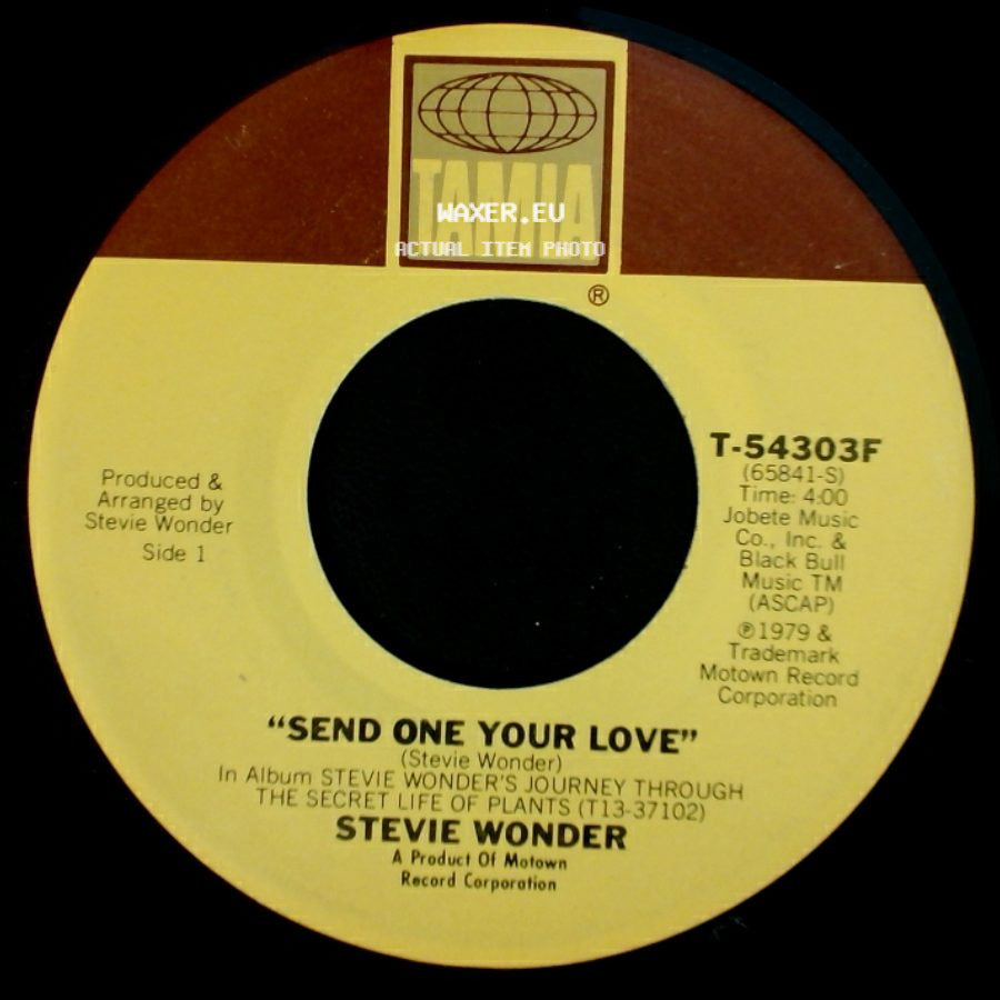 Stevie Wonder - Send One Your Love / Send One Your Love (Instrumental) side A