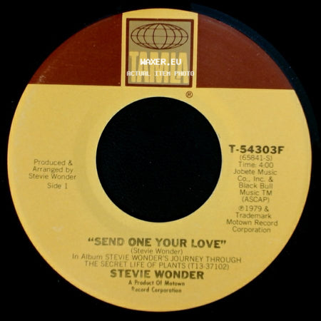 Stevie Wonder - Send One Your Love / Send One Your Love (Instrumental) side A
