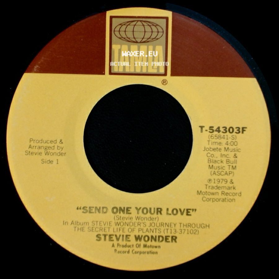 Stevie Wonder - Send One Your Love / Send One Your Love (Instrumental) side A