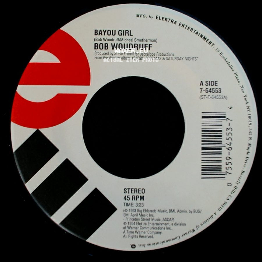 Bob Woudruff - Bayou Girl / Poisoned At The Well side A