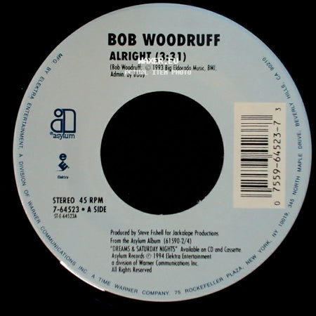 Bob Woodruff - Alright (3:31) / Caroline (3:17) side A