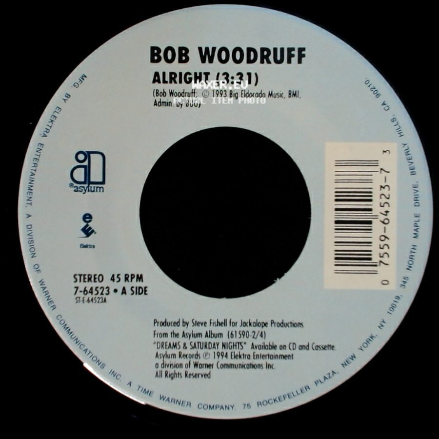 Bob Woodruff - Alright (3:31) / Caroline (3:17) side A