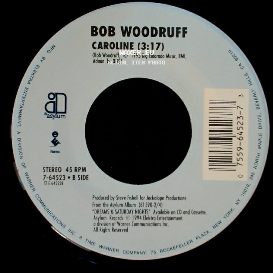 Bob Woodruff - Alright (3:31) / Caroline (3:17) side B