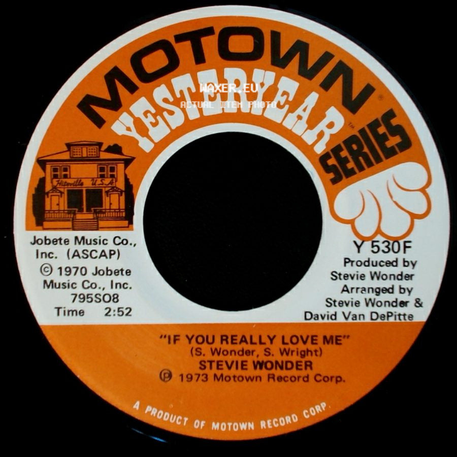 Stevie Wonder - If You Really Love Me / We Can Work It Out side A