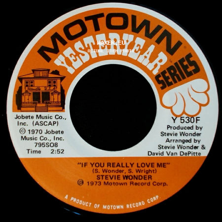 Stevie Wonder - If You Really Love Me / We Can Work It Out side A