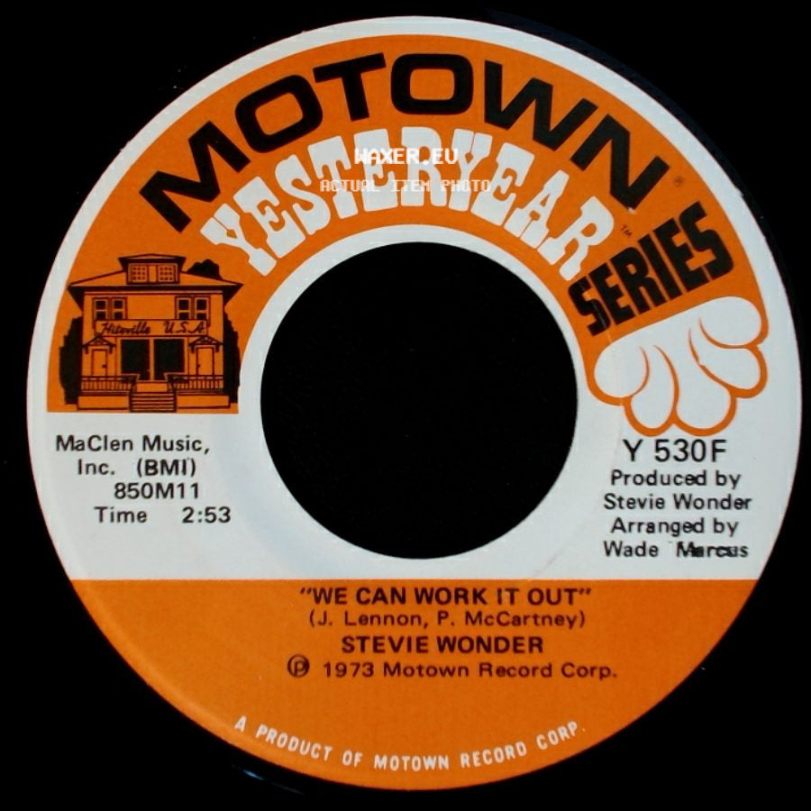 Stevie Wonder - If You Really Love Me / We Can Work It Out side B