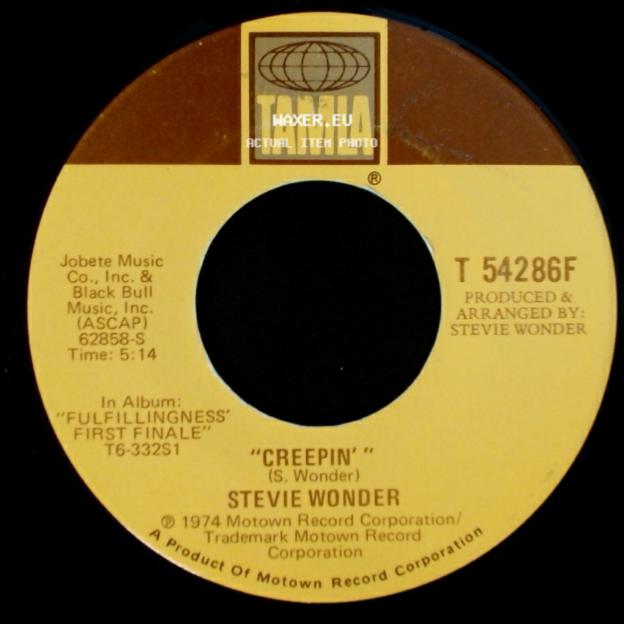 Stevie Wonder - Another Star / Creepin' side B