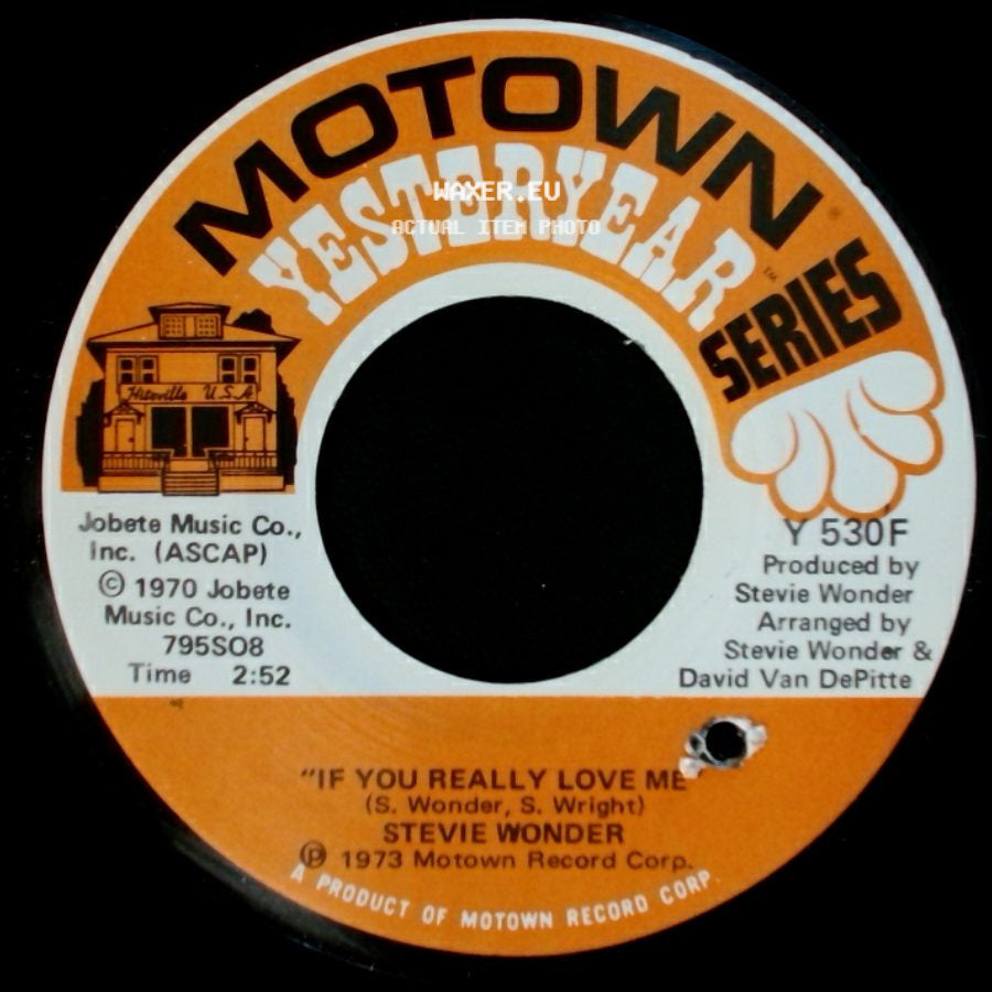 Stevie Wonder - If You Really Love Me / We Can Work It Out side A