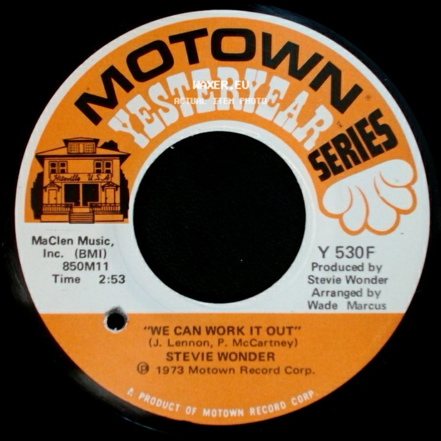 Stevie Wonder - If You Really Love Me / We Can Work It Out side B