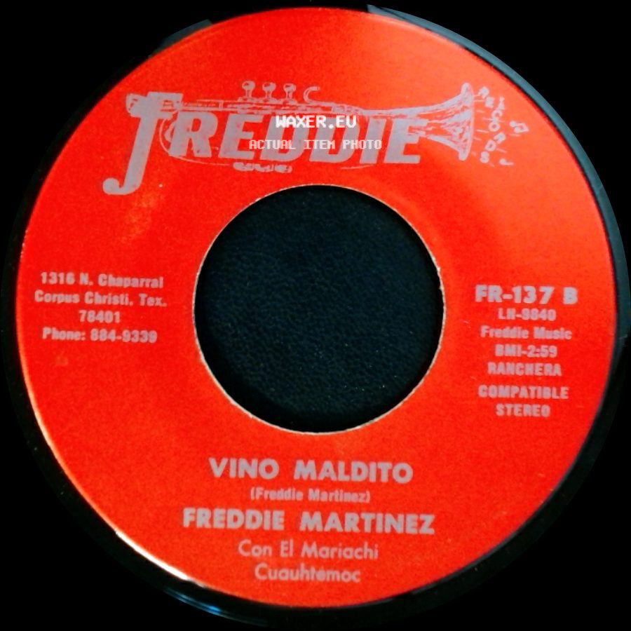 Freddie Martinez - Farolito De Amor / Vino Maldito side B