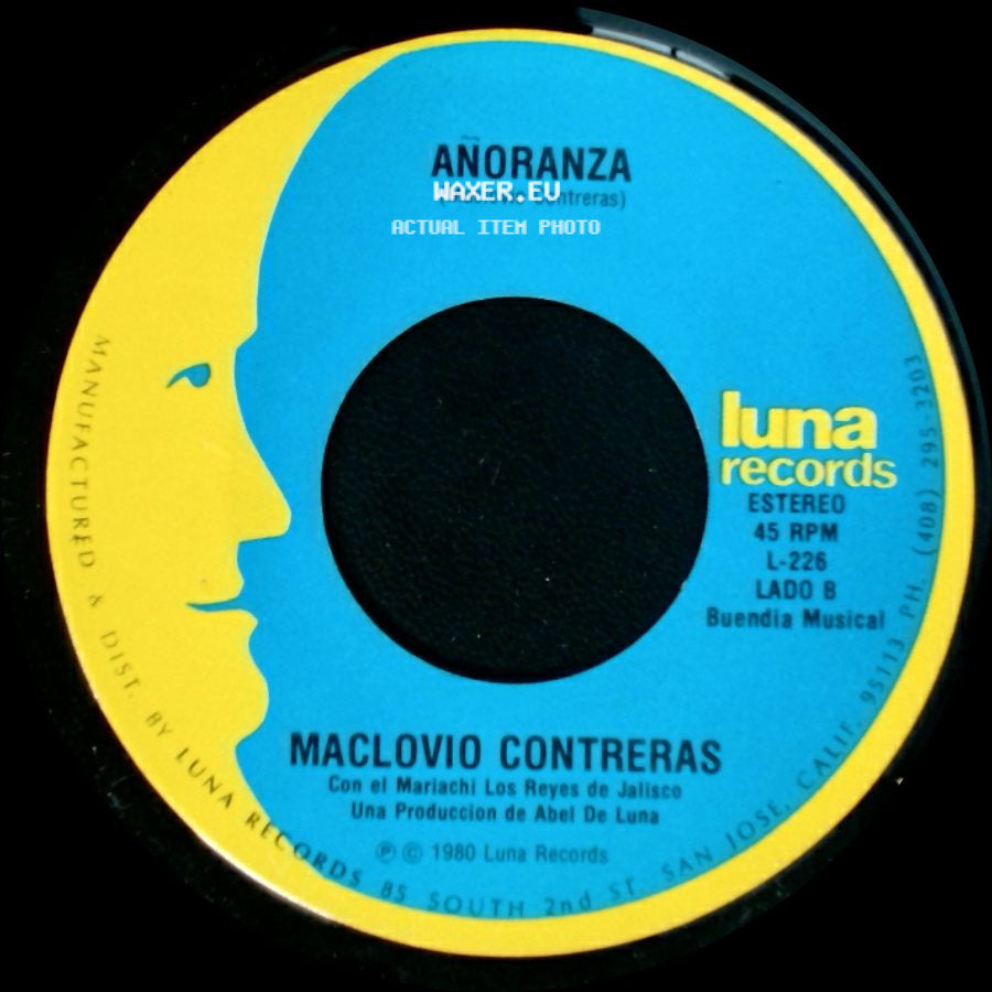 Maclovio Contreras - Las Veladoras / Anoranza side B
