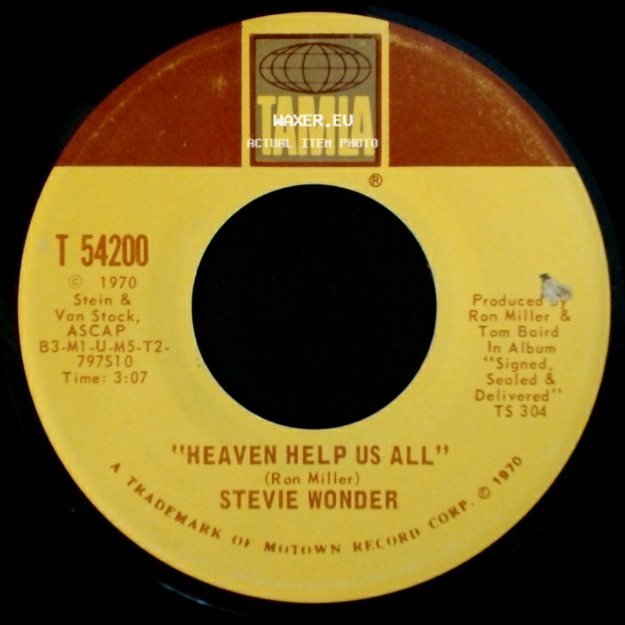 Stevie Wonder - I Gotta Have A Song / Heaven Help Us All side B