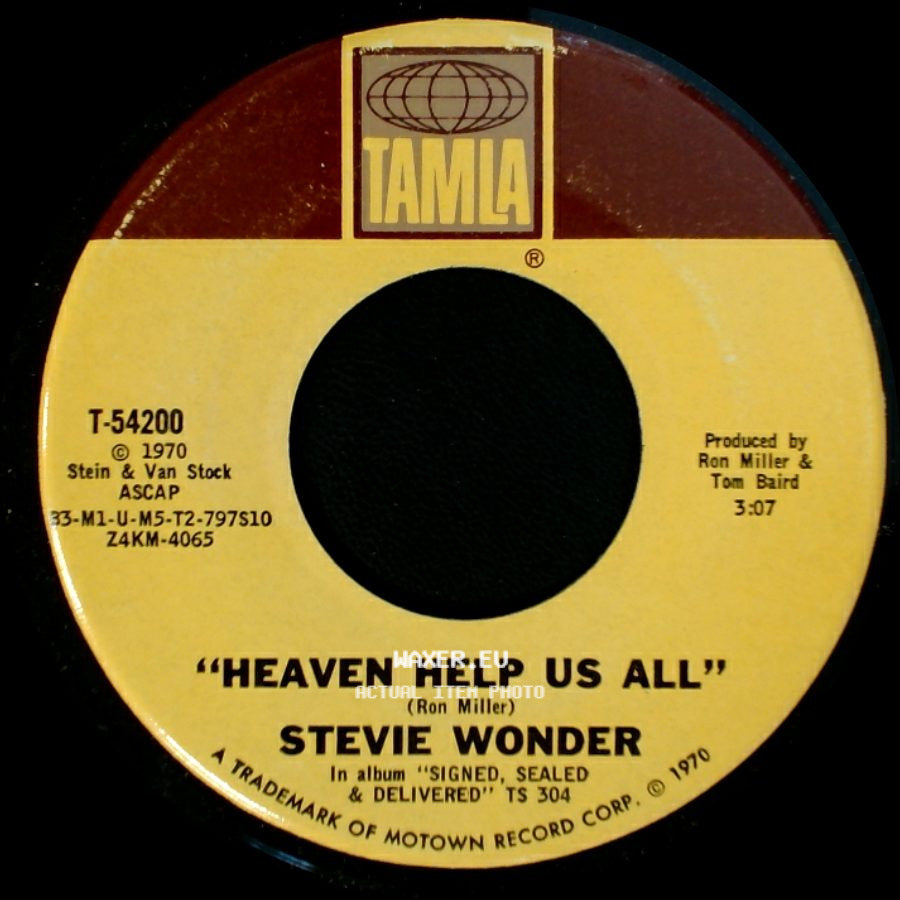 Stevie Wonder - "I Gotta Have A Song" / Heaven Help Us All side B