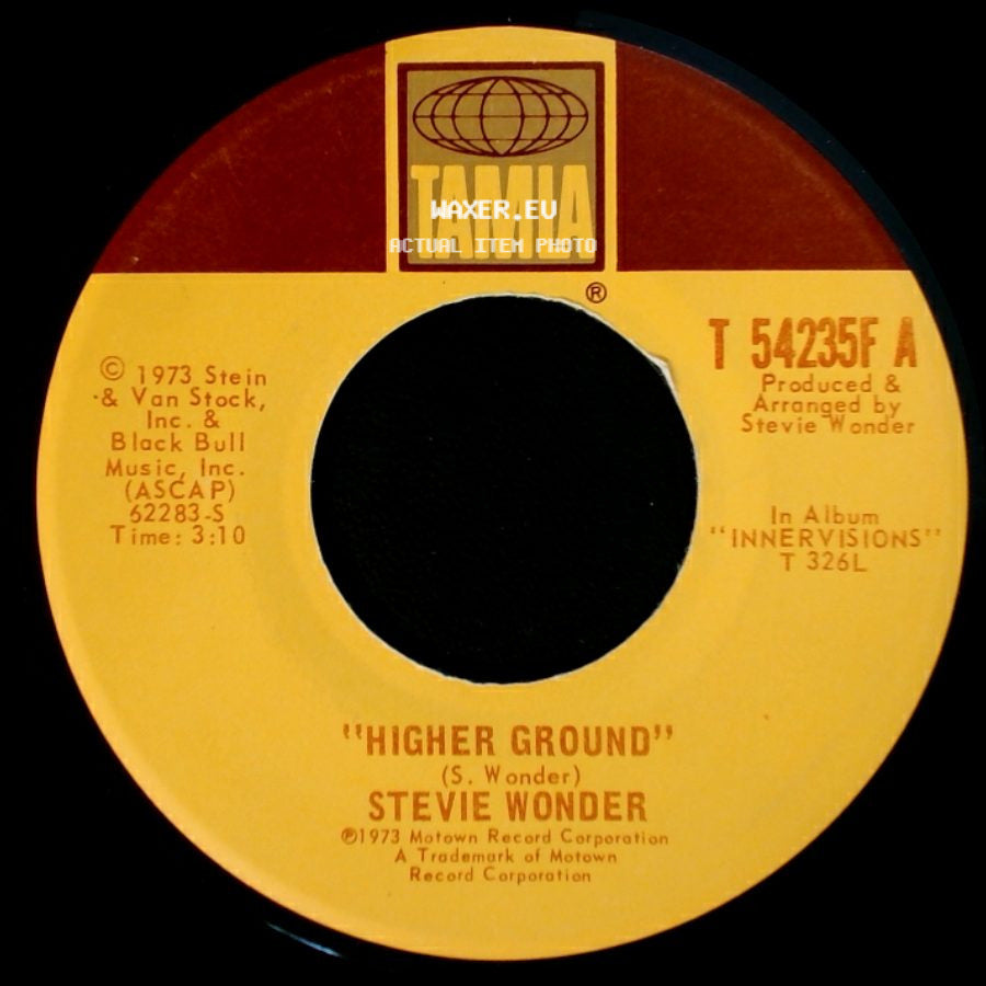 Stevie Wonder - Too High / Higher Ground side B