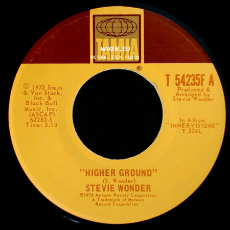 Stevie Wonder - Too High / Higher Ground side B