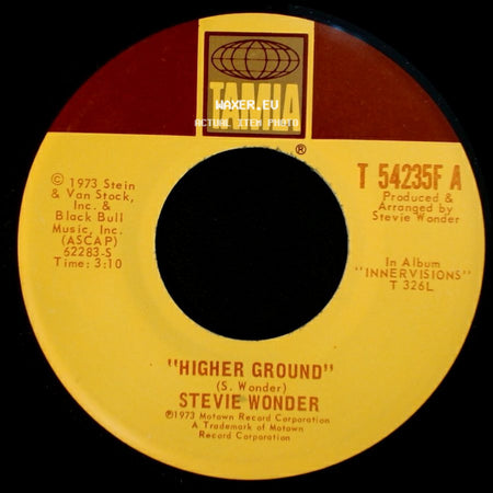 Stevie Wonder - Too High / Higher Ground side B