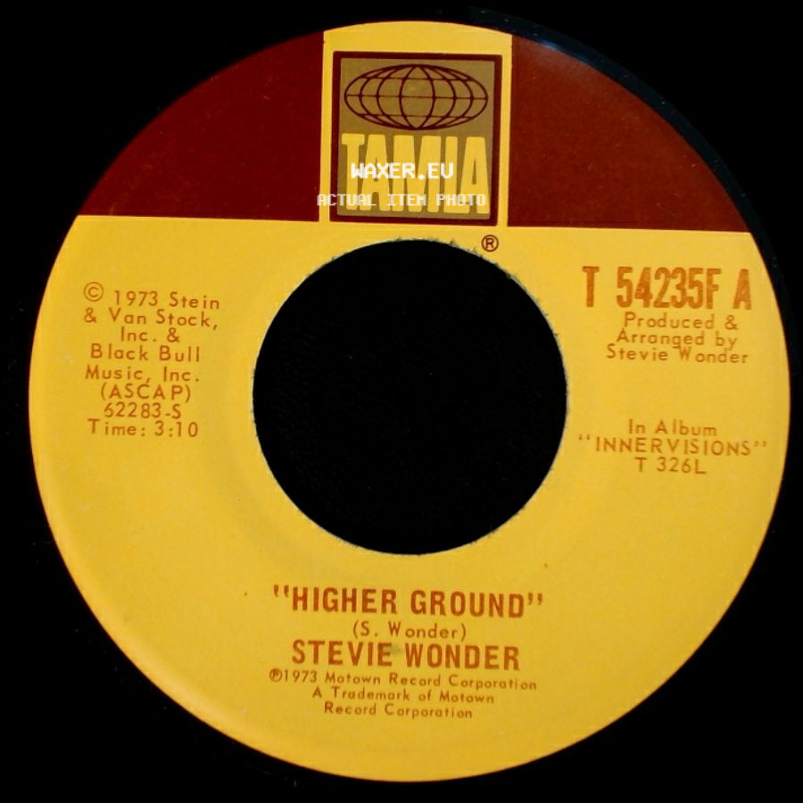 Stevie Wonder - Too High / Higher Ground side B