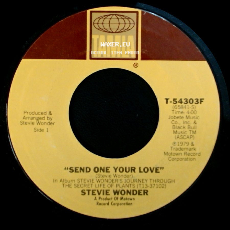 Stevie Wonder - Send One Your Love / Send One Your Love (Instrumental) side A