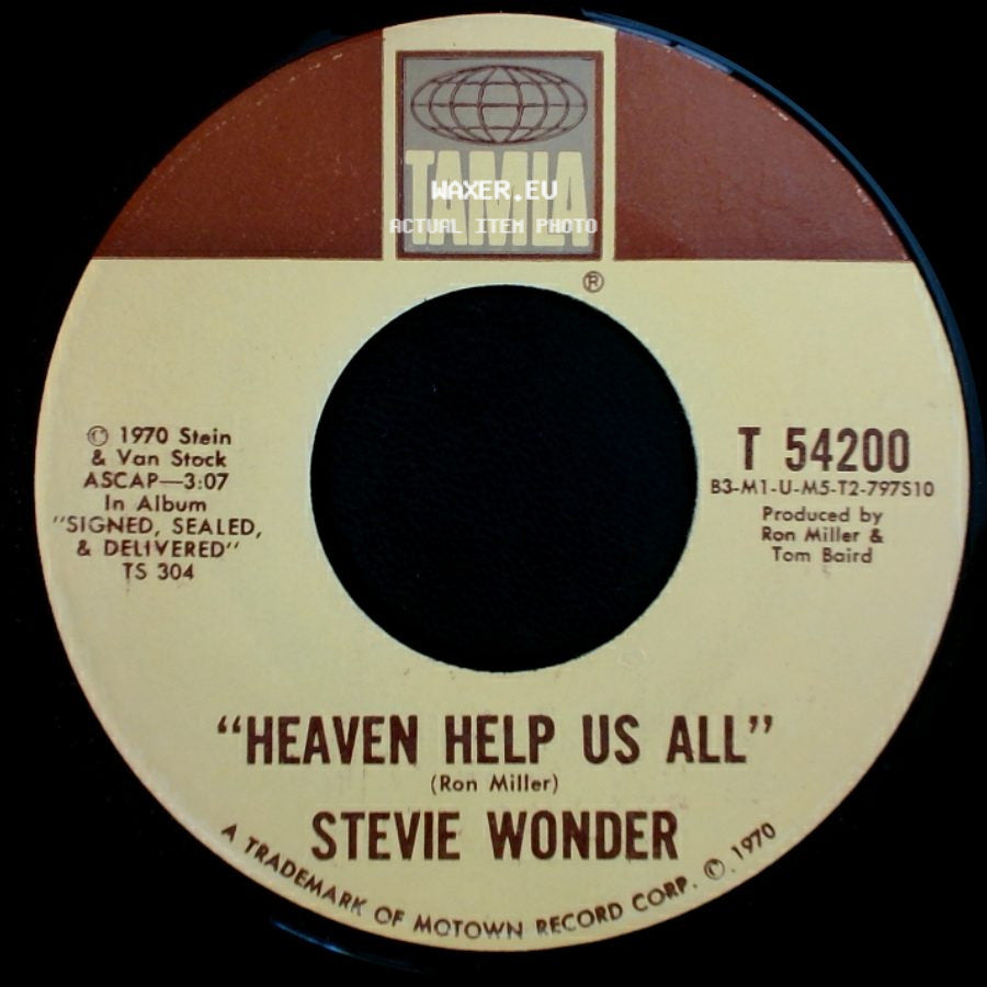 Stevie Wonder - I Gotta Have A Song / Heaven Help Us All side B