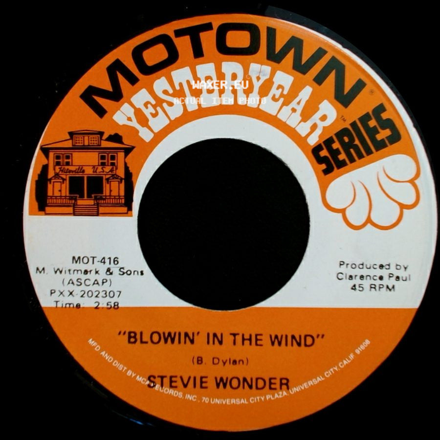 Stevie Wonder - Blowin' In The Wind / A Place In The Sun side A