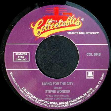 Stevie Wonder - Living For The City / Don't You Worry 'bout A Thing side A