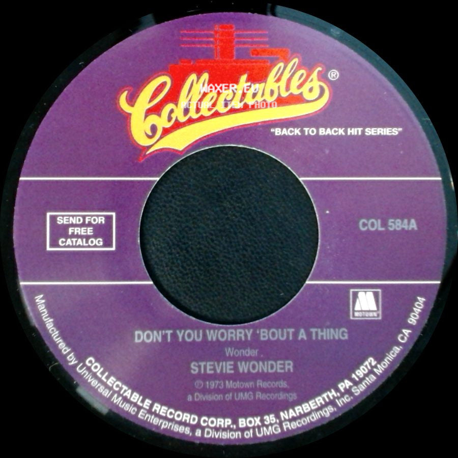 Stevie Wonder - Living For The City / Don't You Worry 'bout A Thing side B