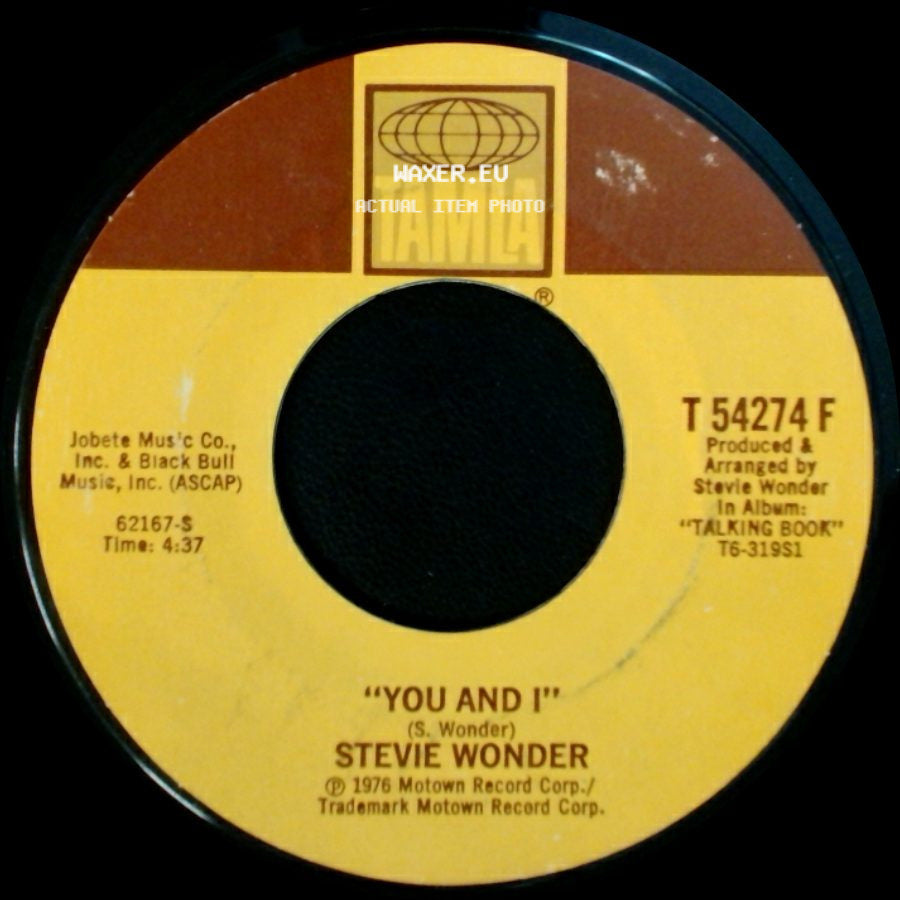 Stevie Wonder - You And I / I Wish side A