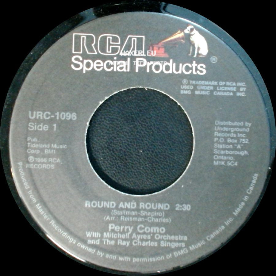 Perry Como - Round And Round / Don't Let The Stars Get In Your Eyes side A