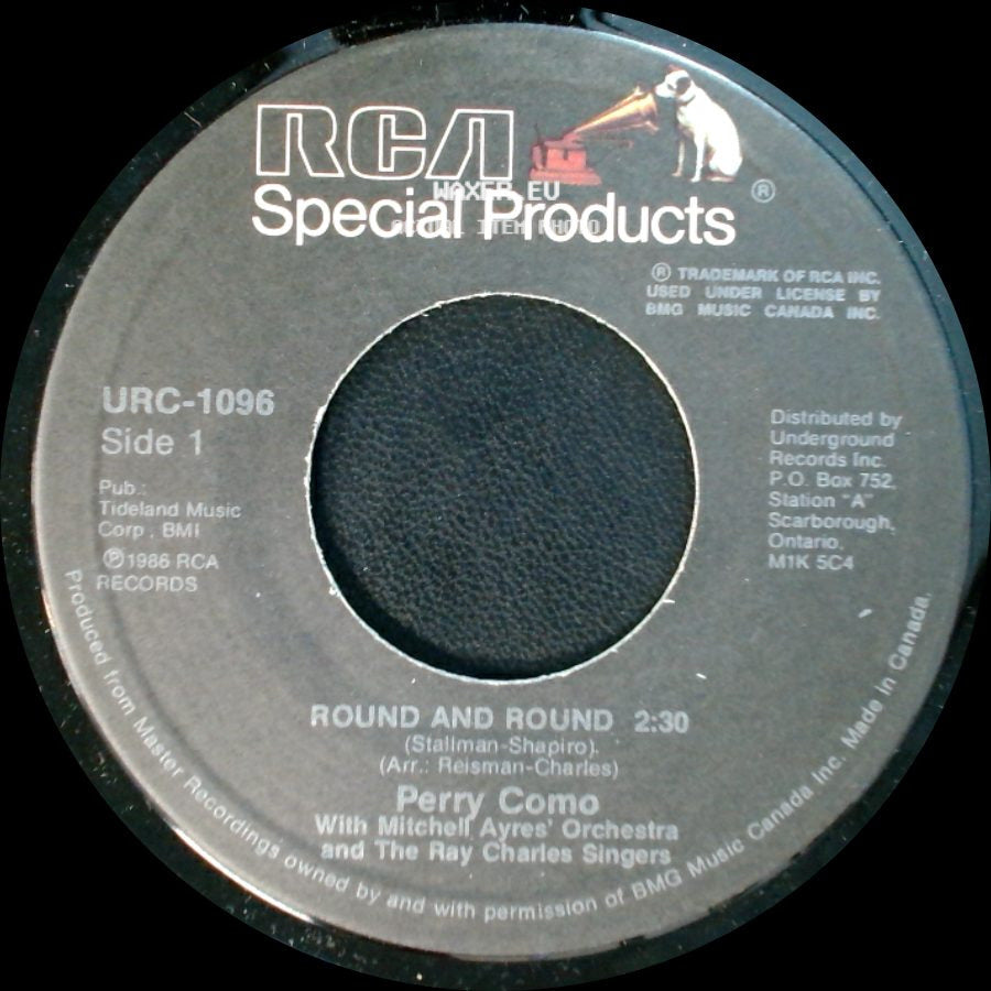 Perry Como - Round And Round / Don't Let The Stars Get In Your Eyes side A