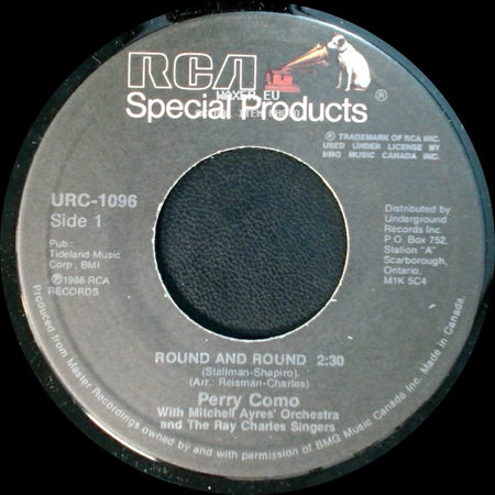 Perry Como - Round And Round / Don't Let The Stars Get In Your Eyes side A