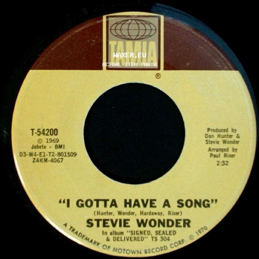 Stevie Wonder - I Gotta Have A Song / Heaven Help Us All side A