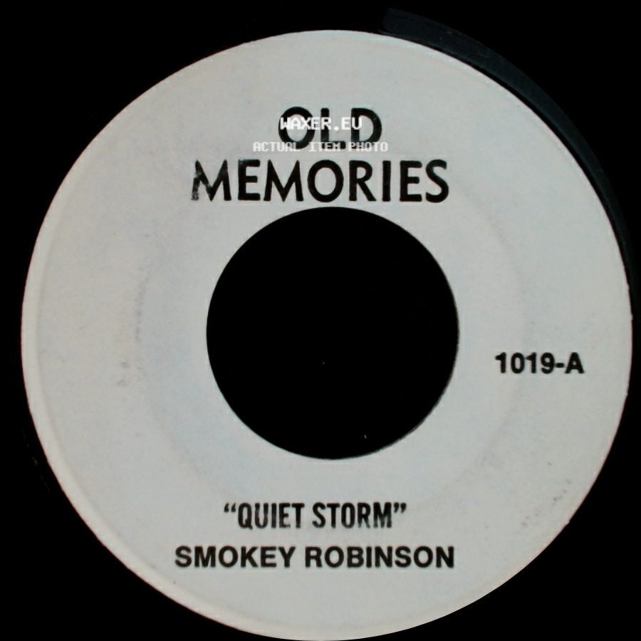 Stevie Wonder / Smokey Robinson - Ribbon In The Sky / Quiet Storm side B