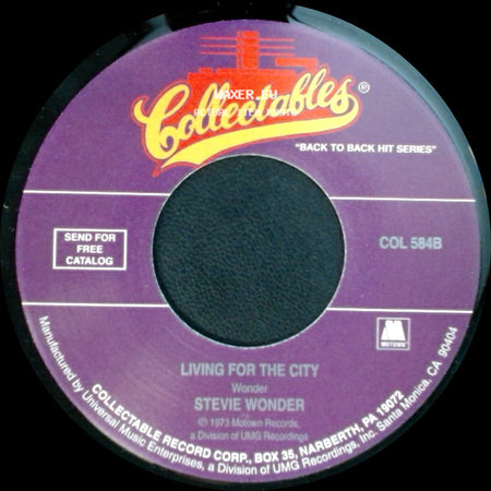 Stevie Wonder - Don't You Worry 'bout A Thing / Living For The City side B