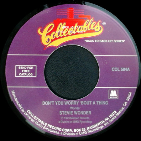 Stevie Wonder - Don't You Worry 'bout A Thing / Living For The City side A