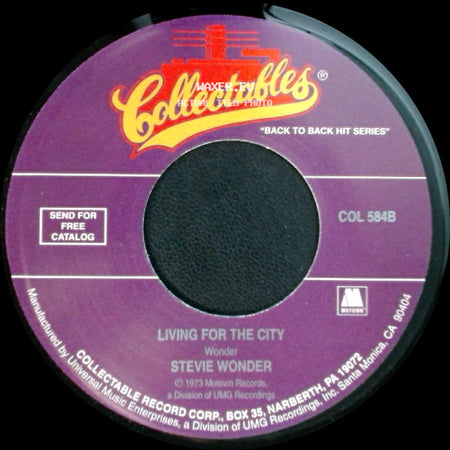 Stevie Wonder - Don't You Worry 'bout A Thing / Living For The City side B