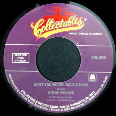 Stevie Wonder - Don't You Worry 'bout A Thing / Living For The City side A