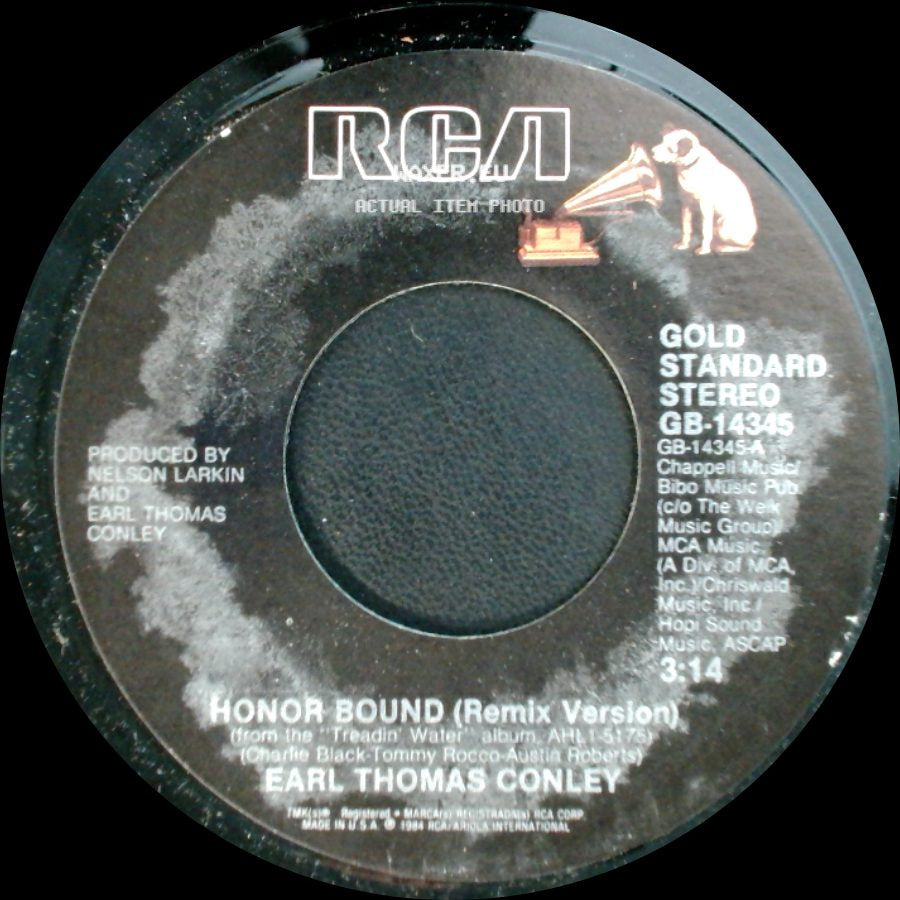 Earl Thomas Conley - Love Don't Care (Whose Heart It Breaks) / Honor Bound (Remix Version) side B