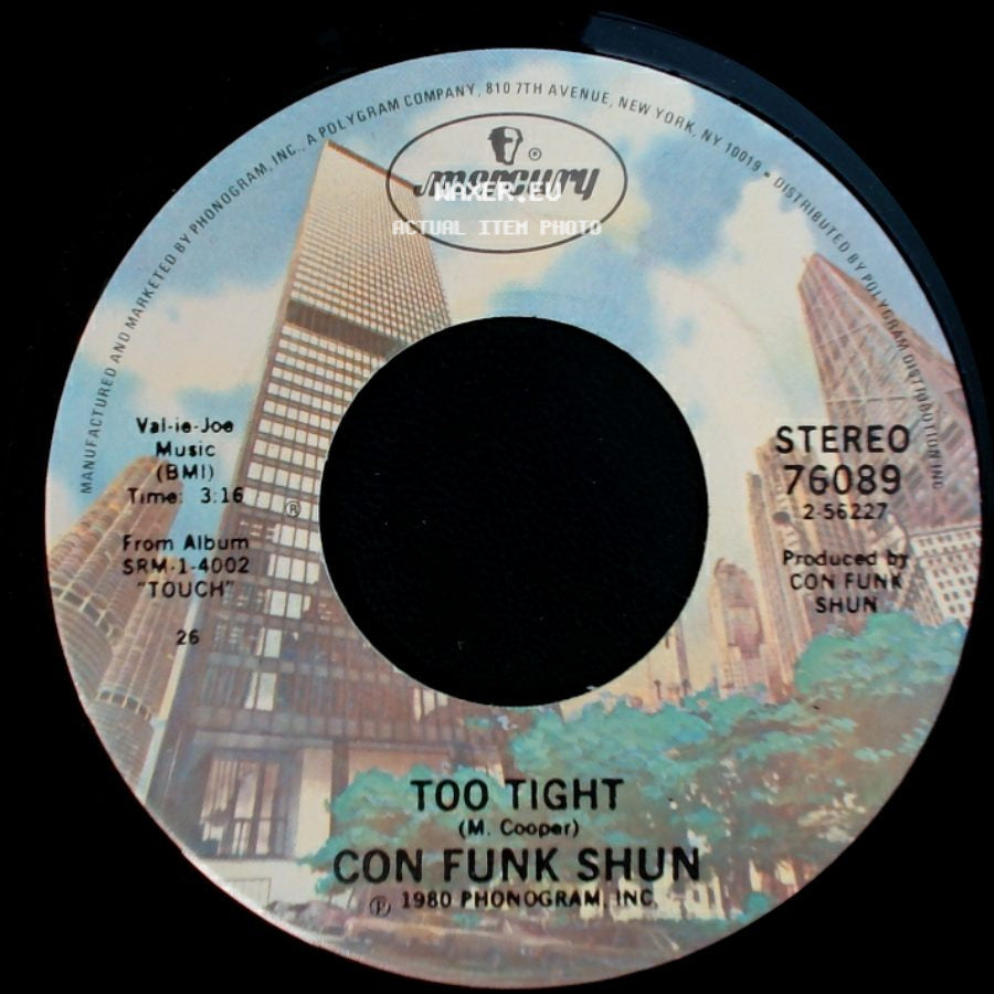 Con Funk Shun - Play Widit / Too Tight side B