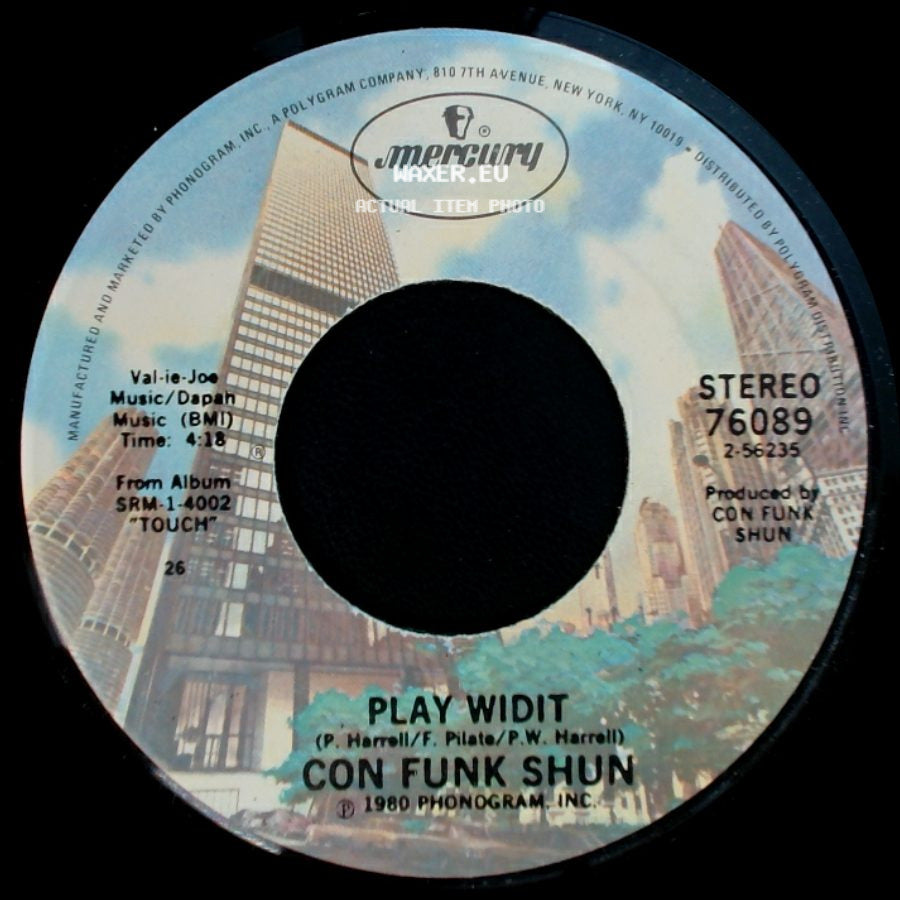 Con Funk Shun - Play Widit / Too Tight side A